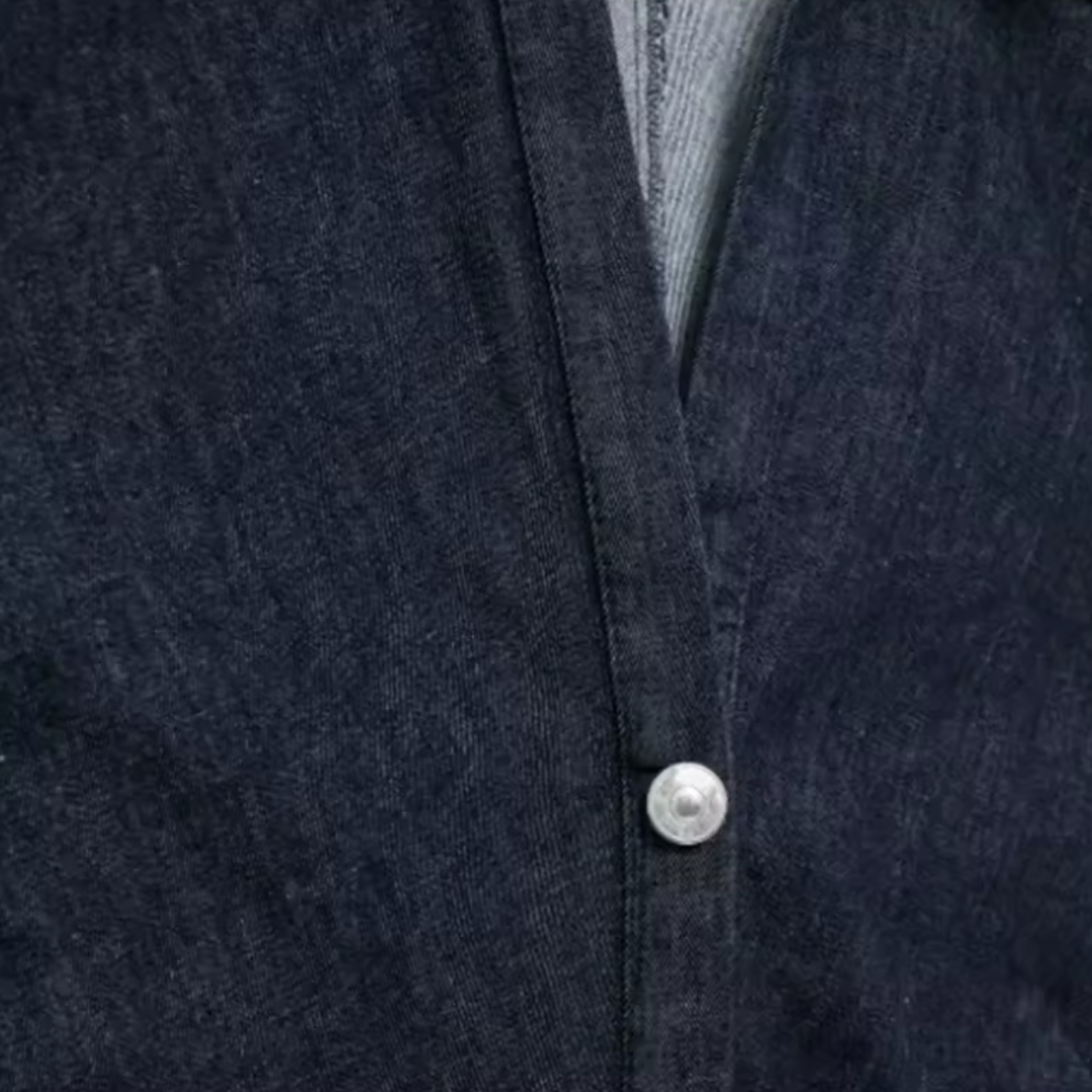 Indigo Midi-Kleid