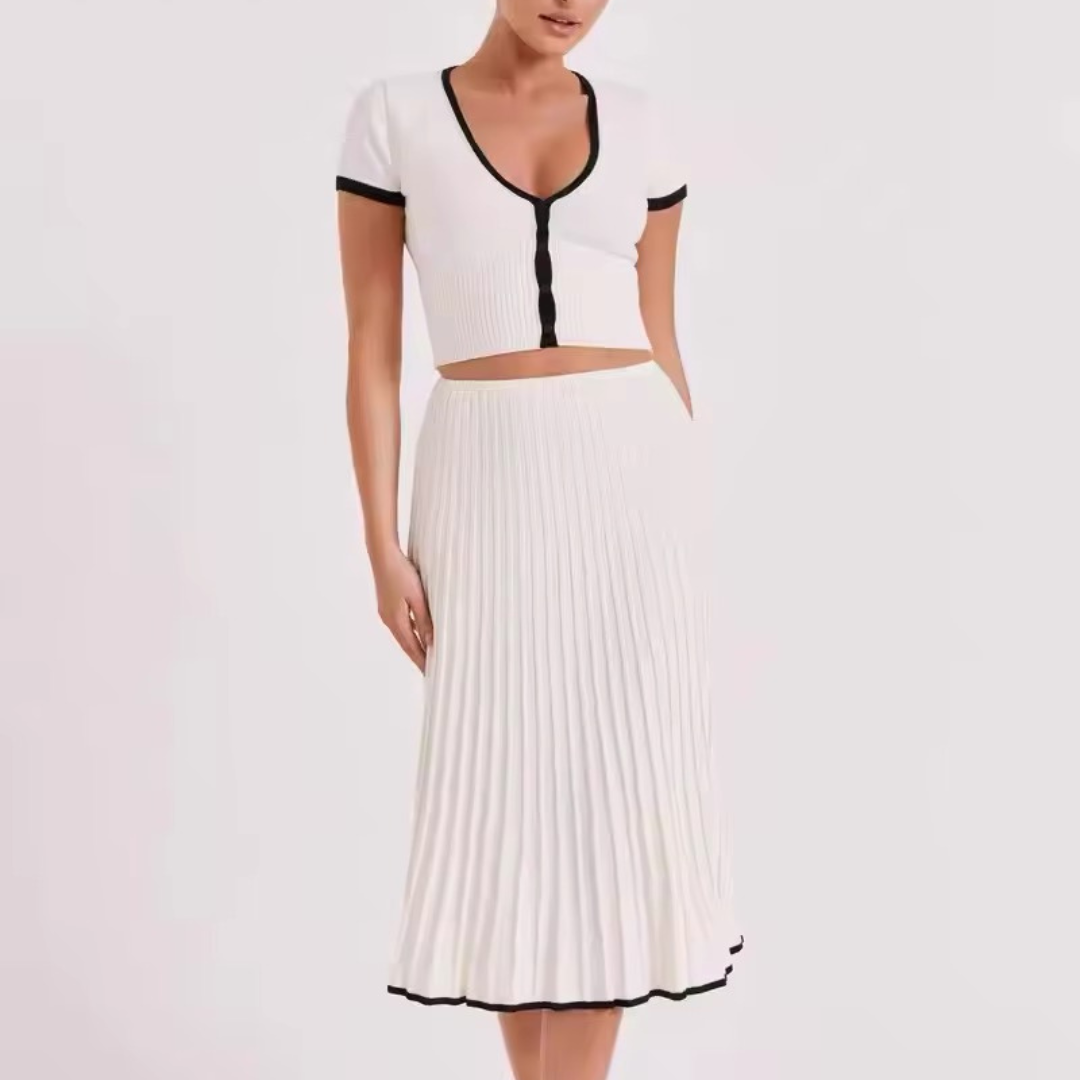 Ivory Knit Set
