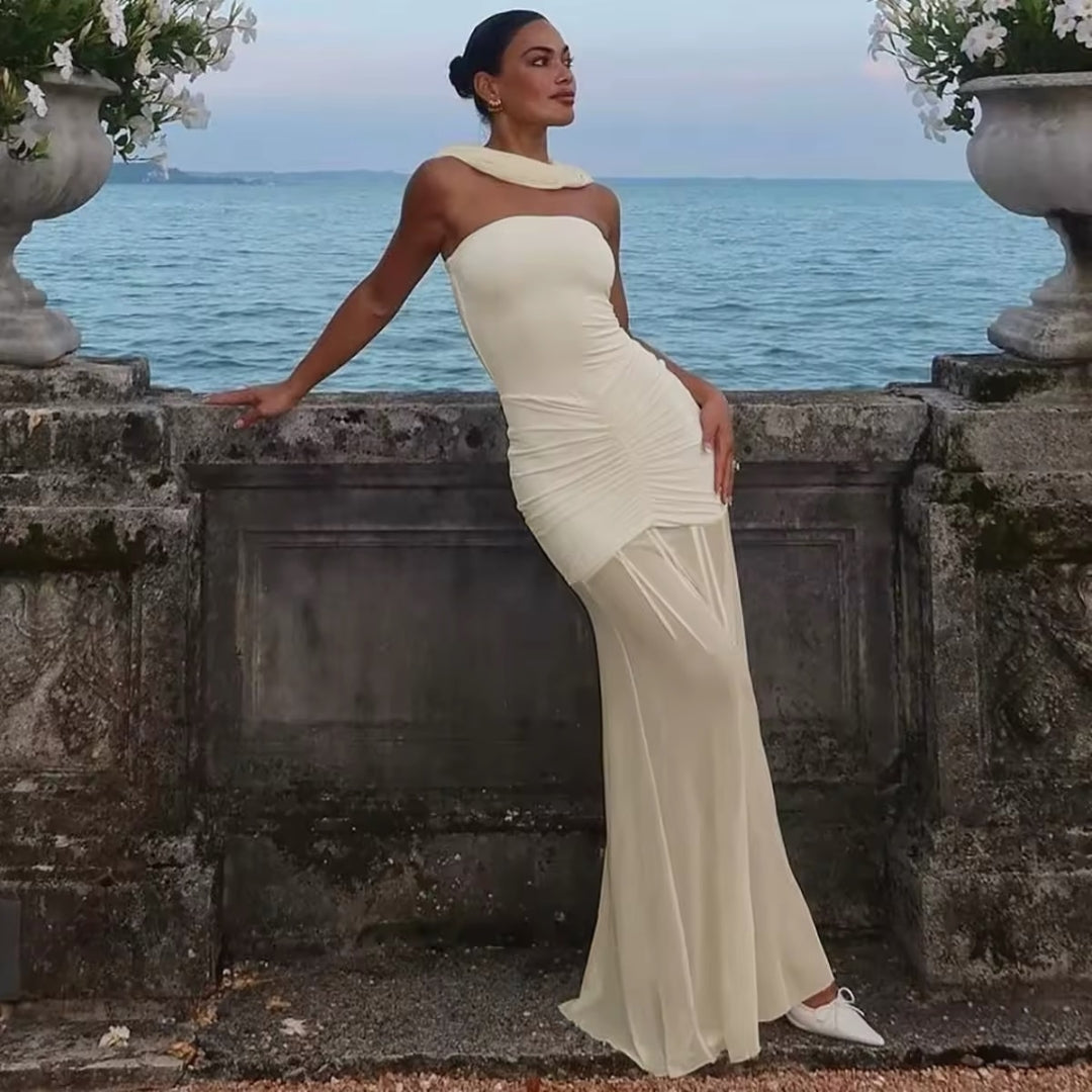 Midnight Elegance Maxi Dress