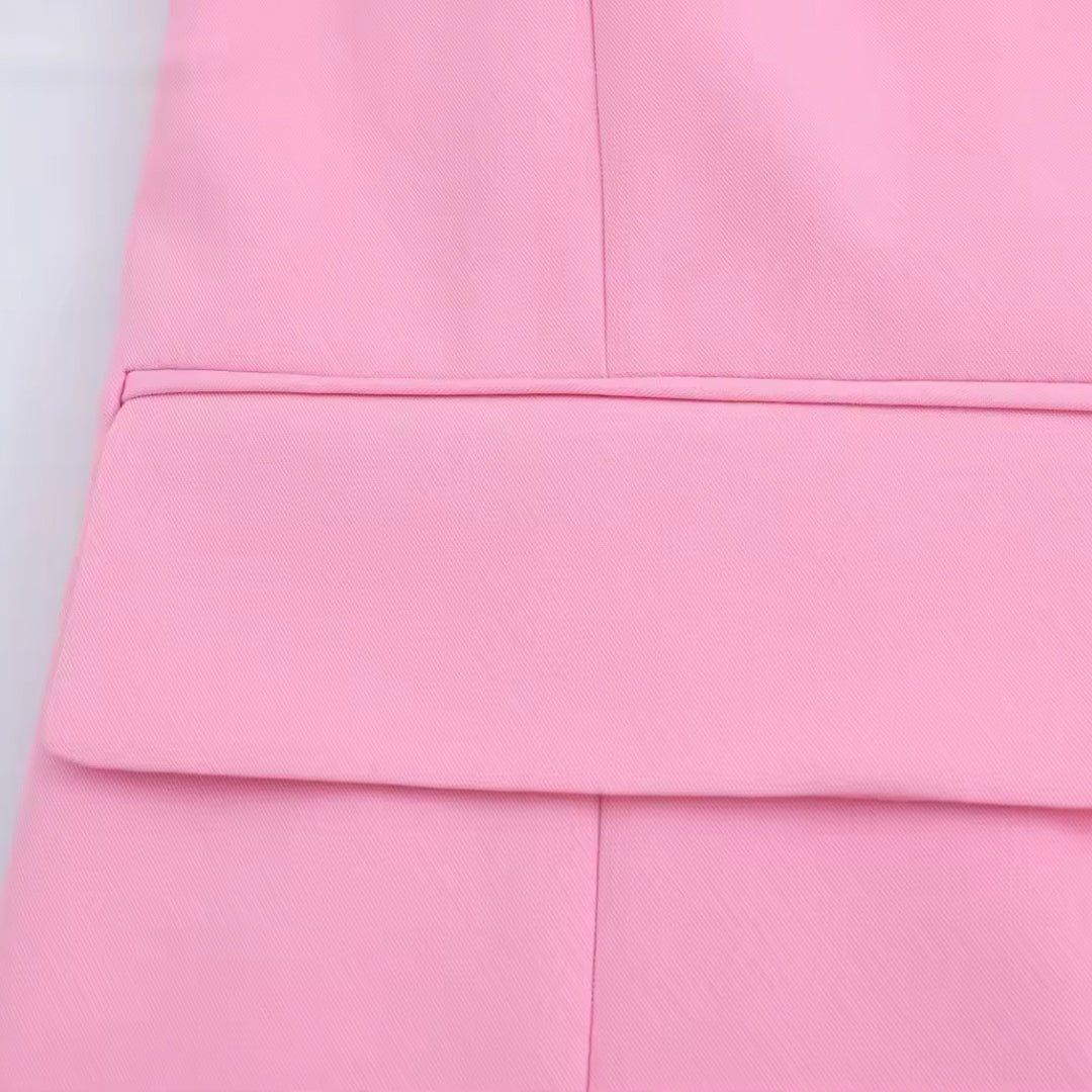 Blush Elegance Blazer