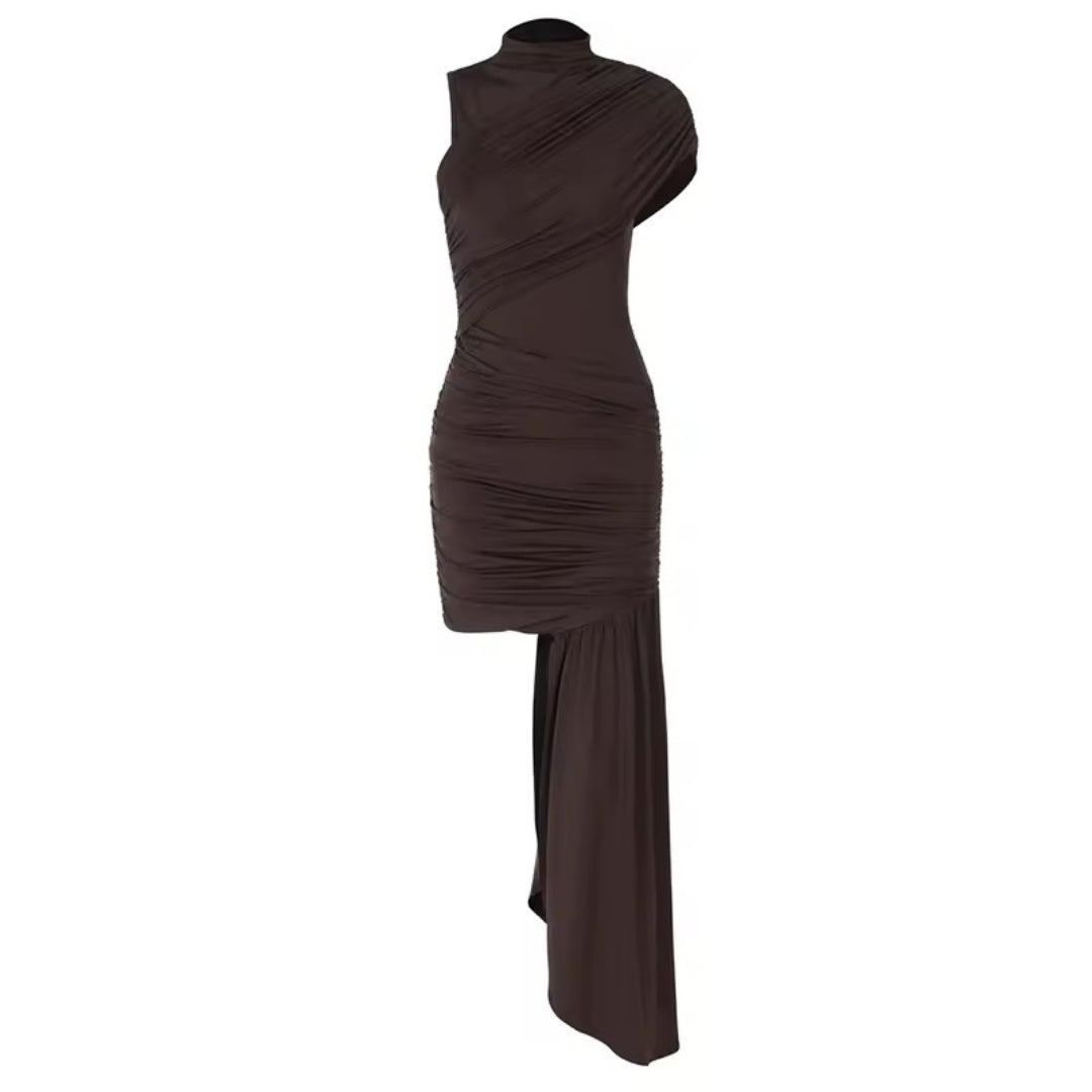 Draped Mini Kleid
