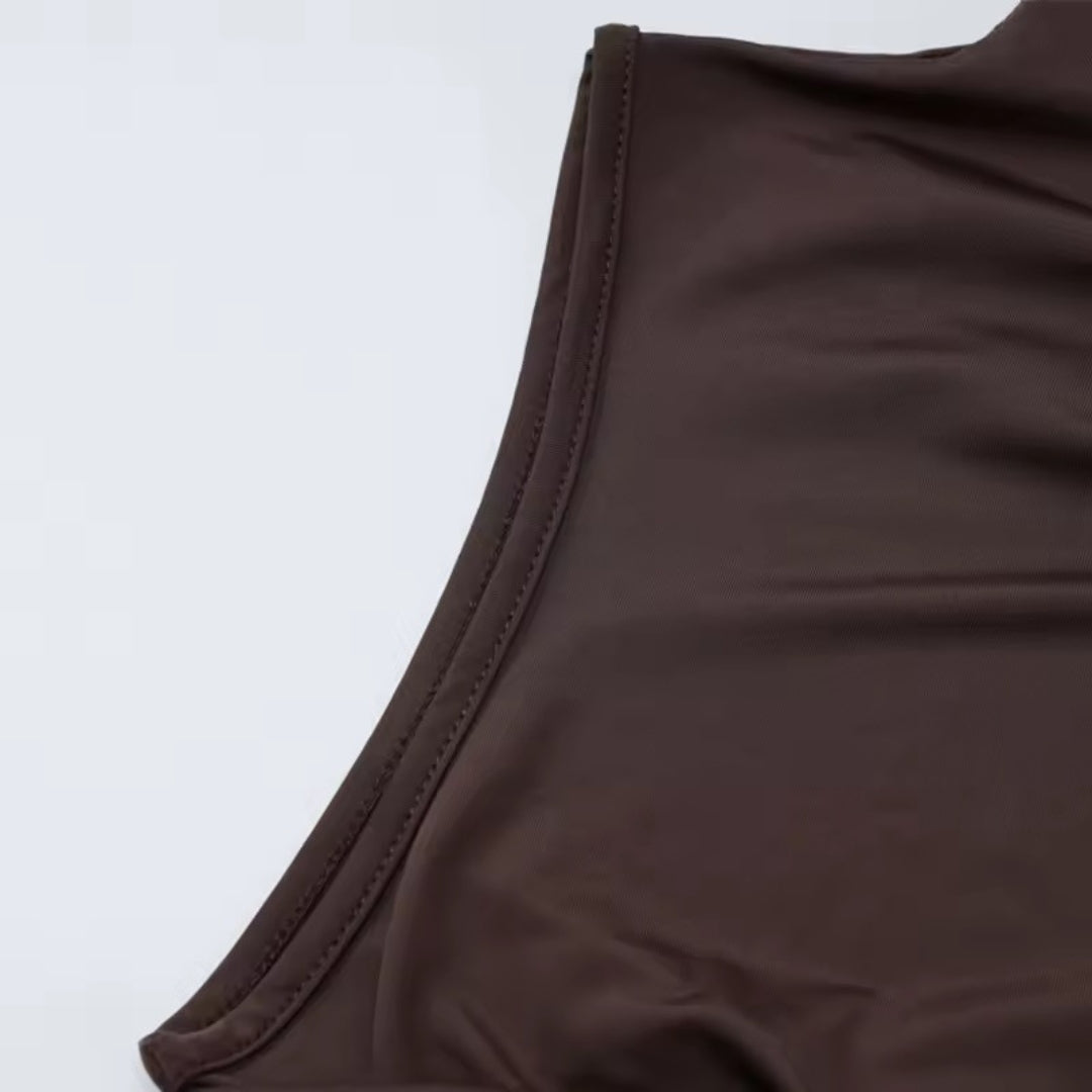 Draped Mini Kleid