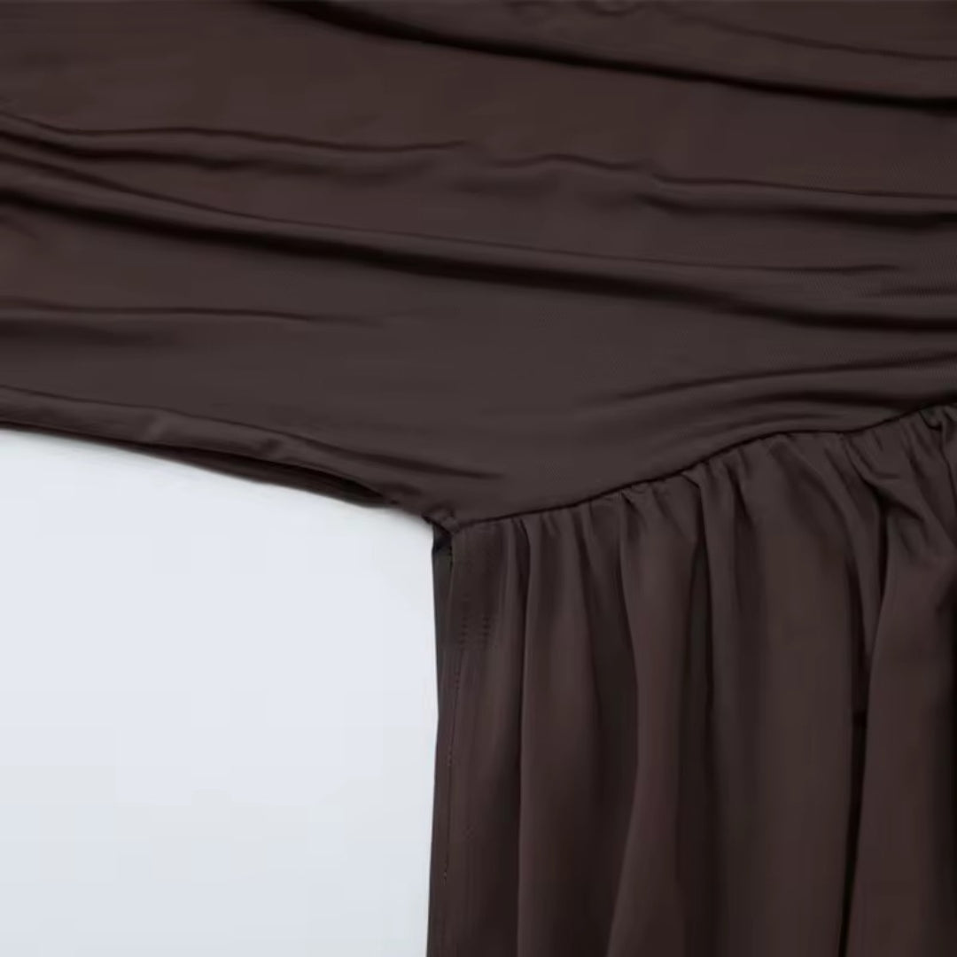 Draped Mini Kleid