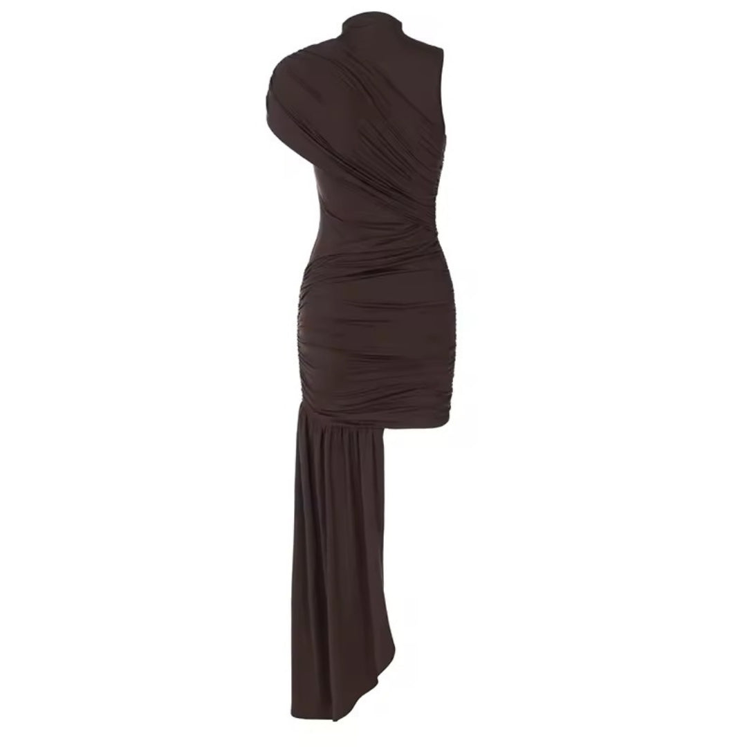Draped Mini Kleid