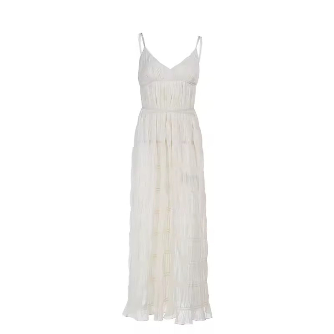 Chiffon Maxikleid