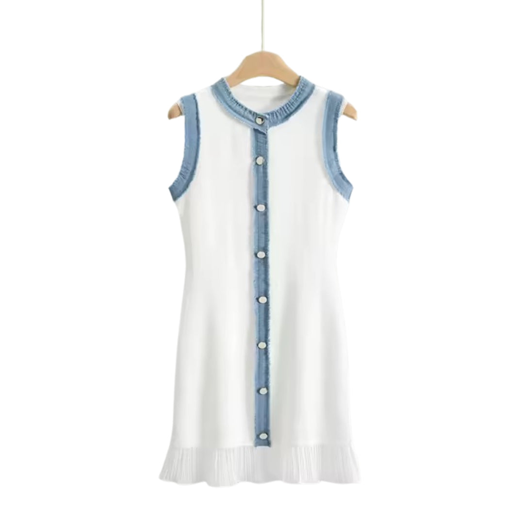 Rhea Plissee Minikleid