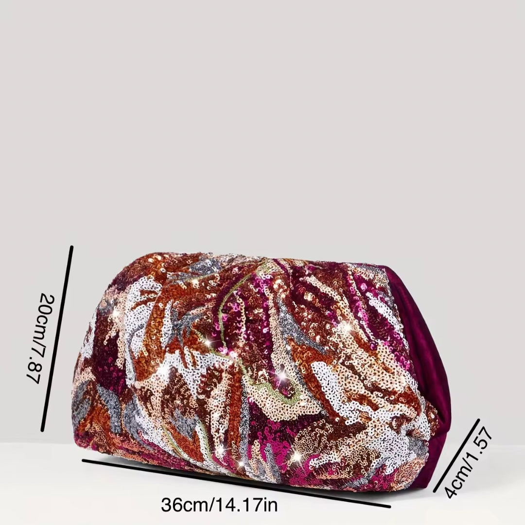 Rose Red Clutch