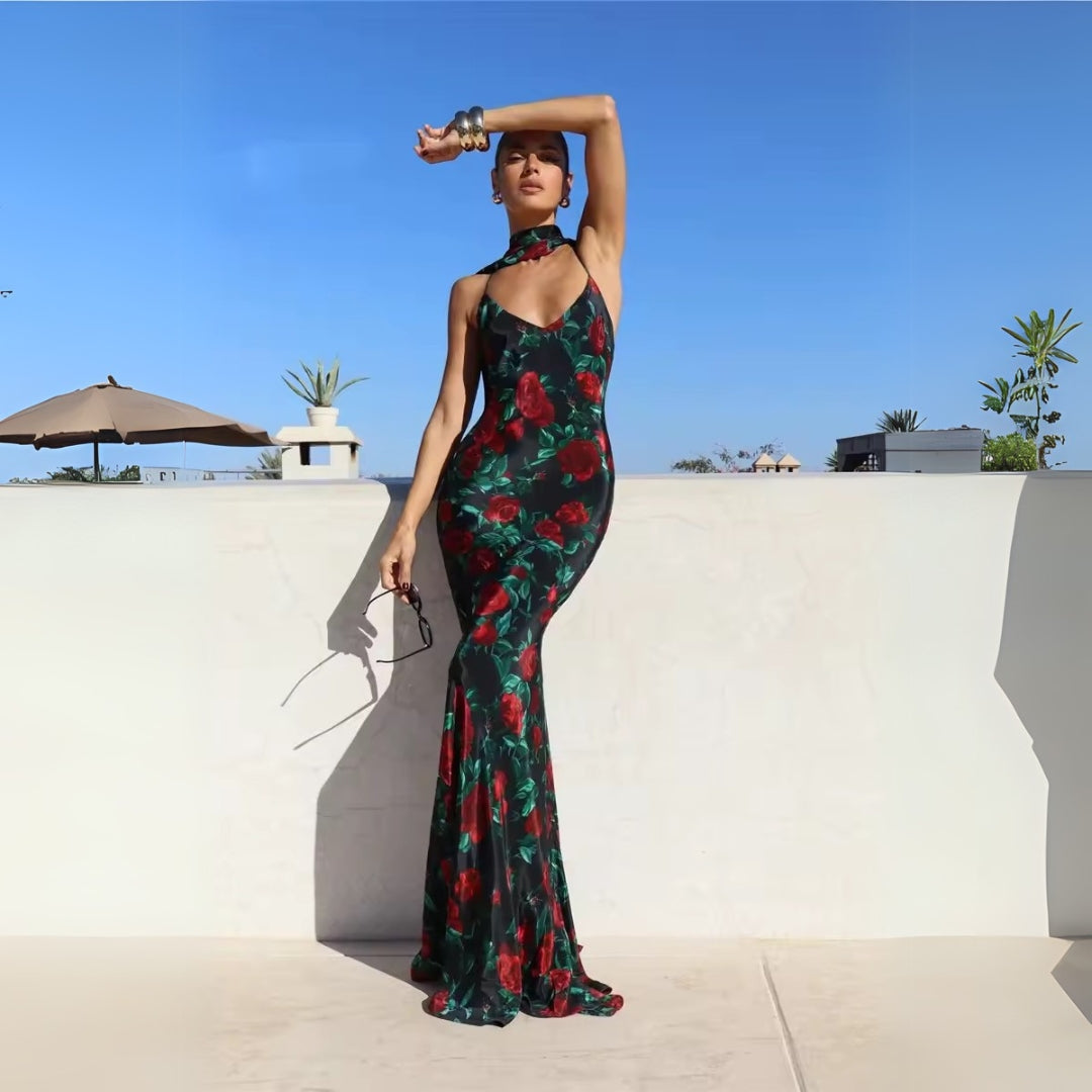 Maxikleid mit Blumen