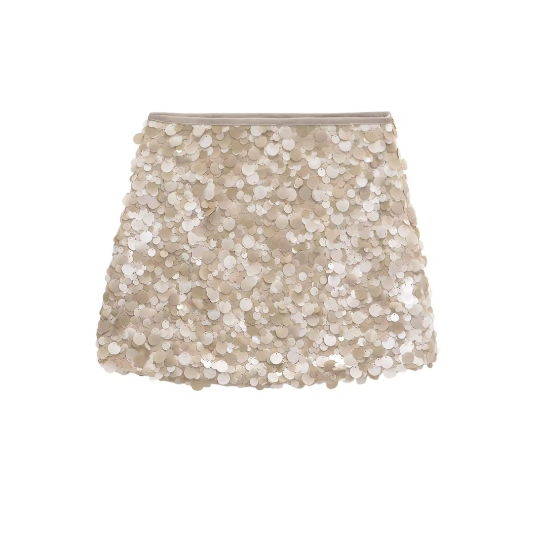 sequin skirt
