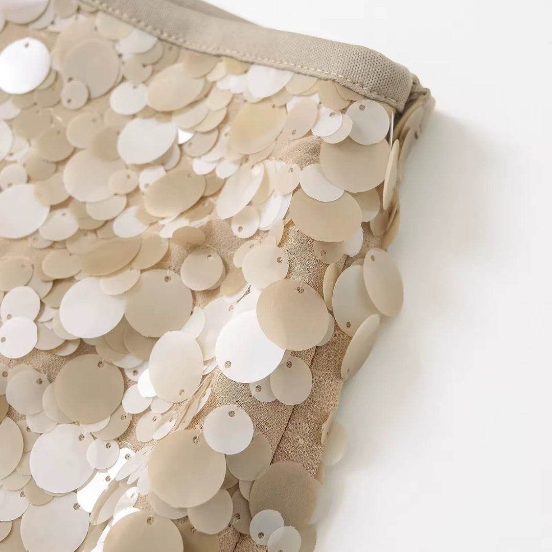 sequin skirt