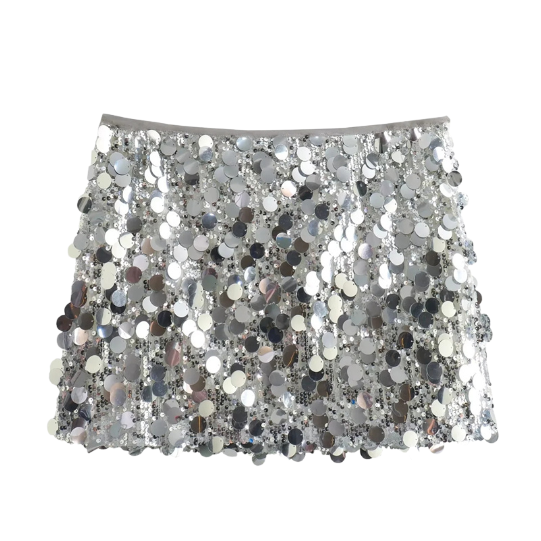 sequin skirt