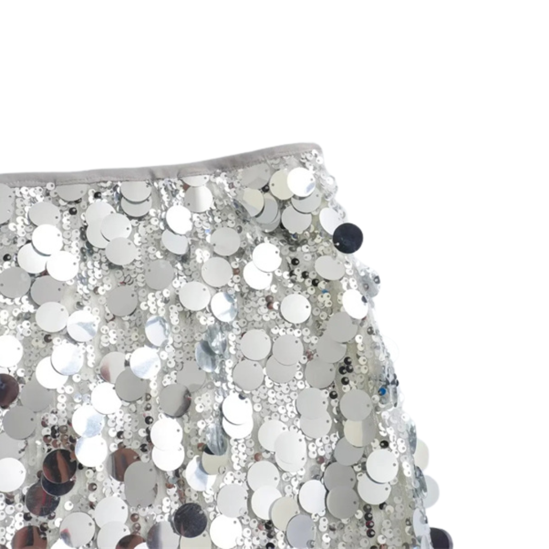 sequin skirt