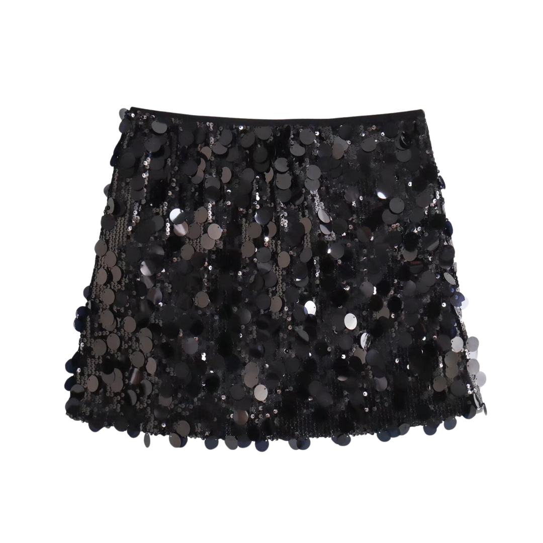 sequin skirt