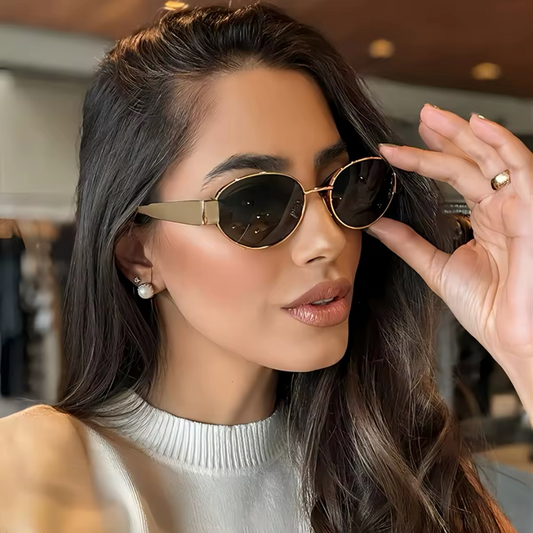 Ovale Sonnenbrille