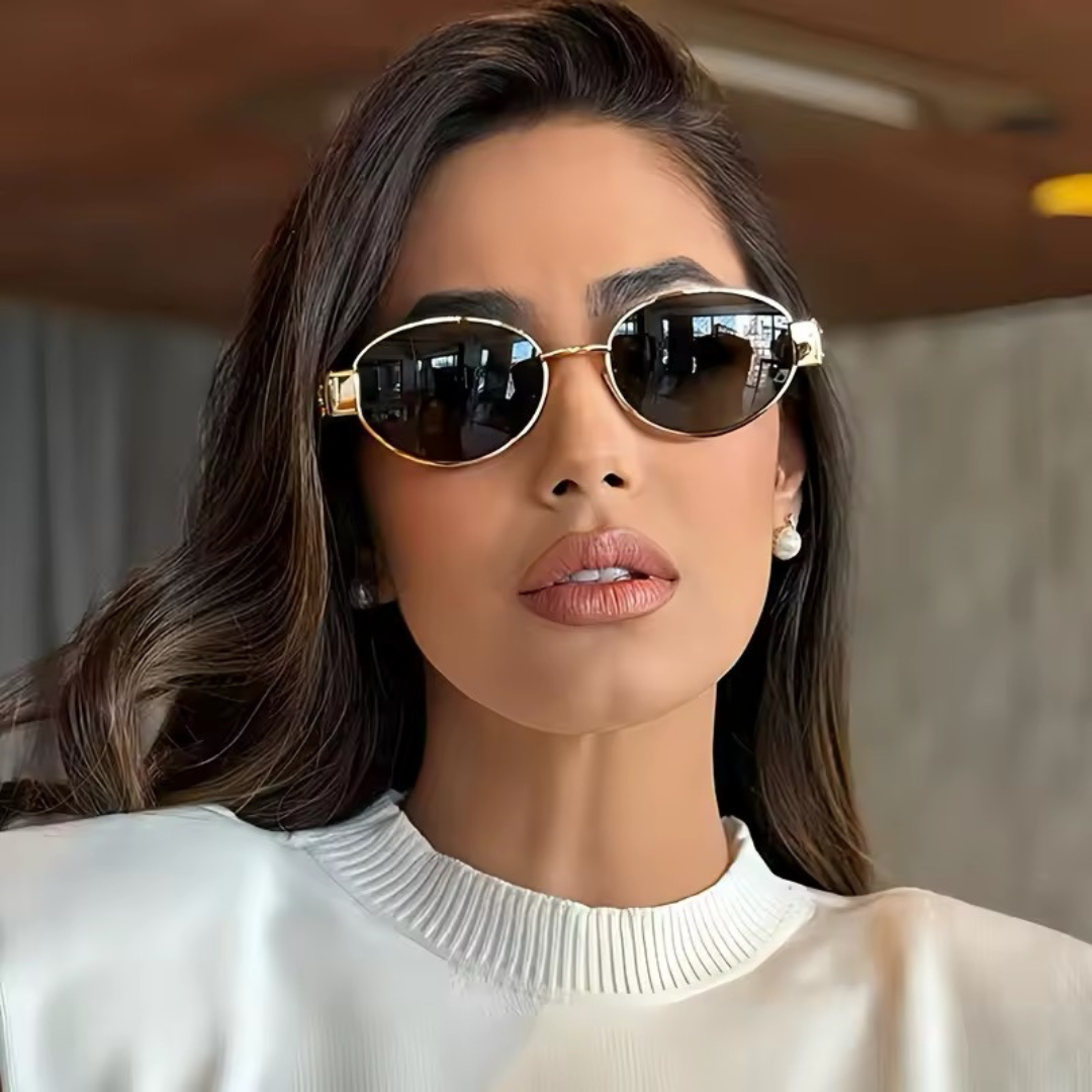 Ovale Sonnenbrille
