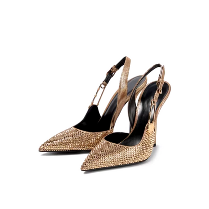 Lamia Strass High Heels