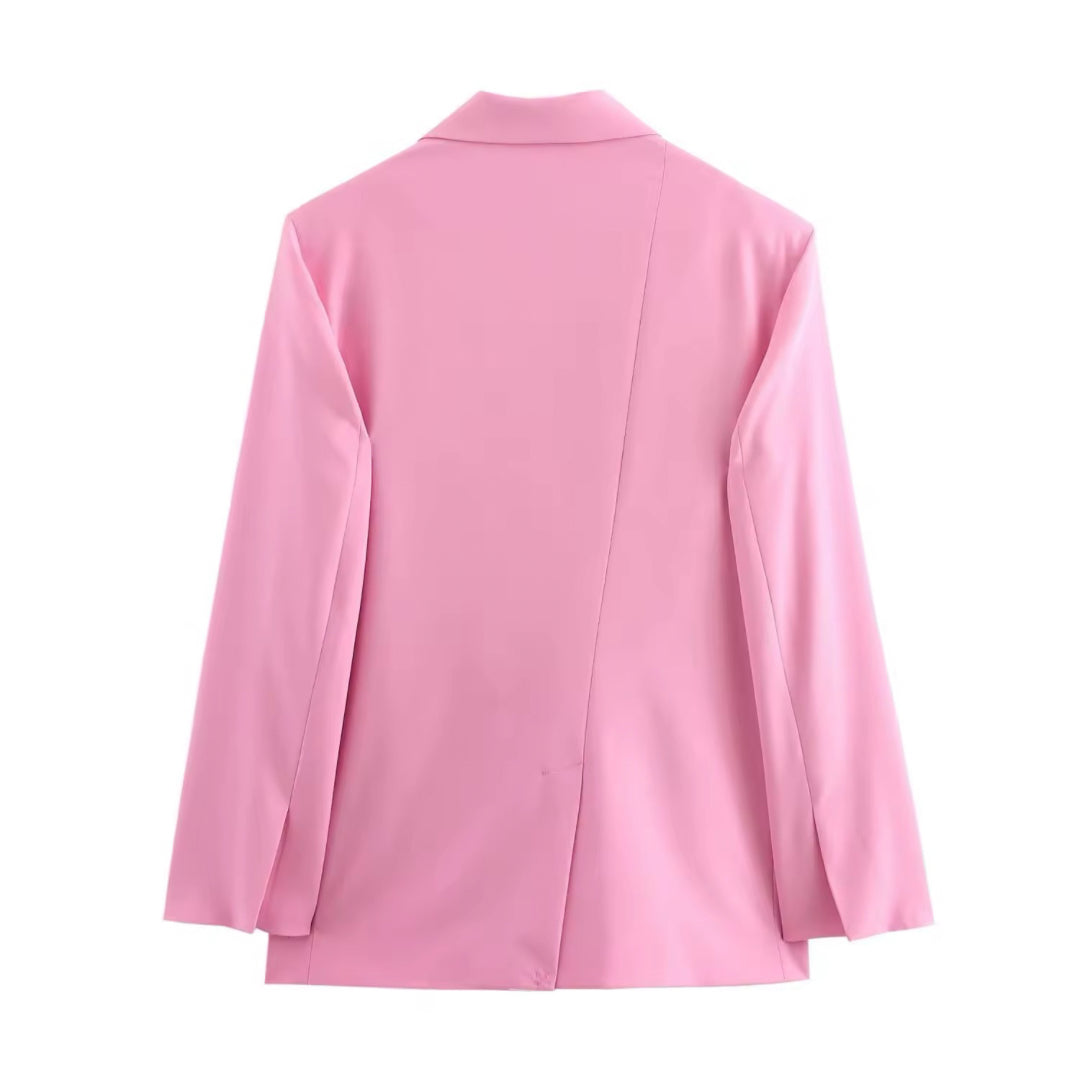 Blush Elegance Blazer