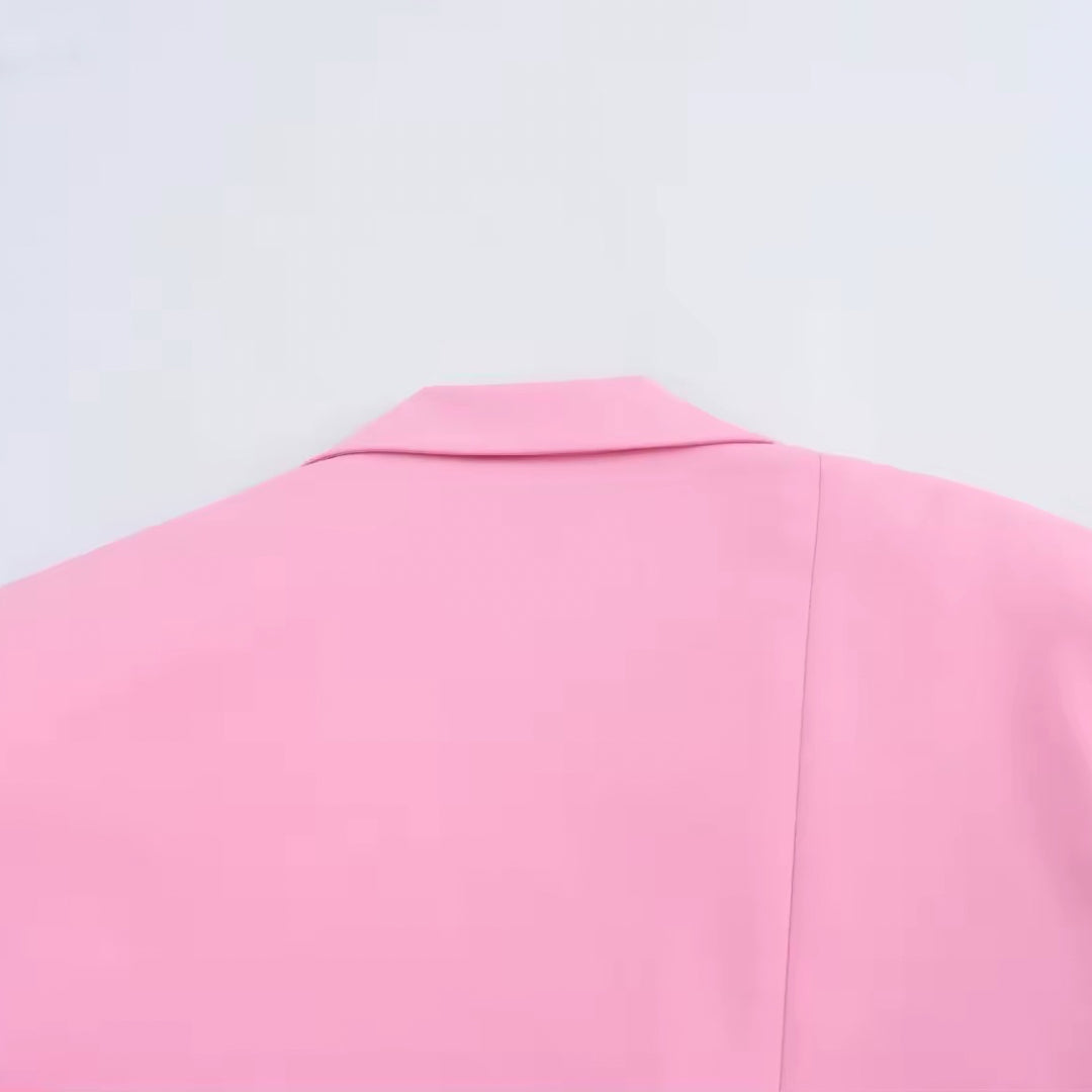 Blush Elegance Blazer
