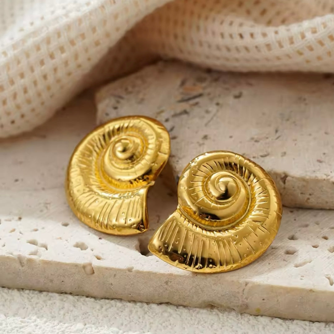 Golden Shell Ohrringe