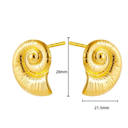 Golden Shell Ohrringe