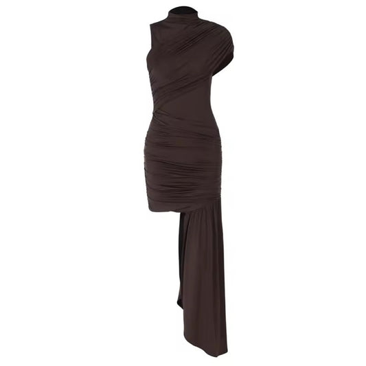 Draped Mini Kleid