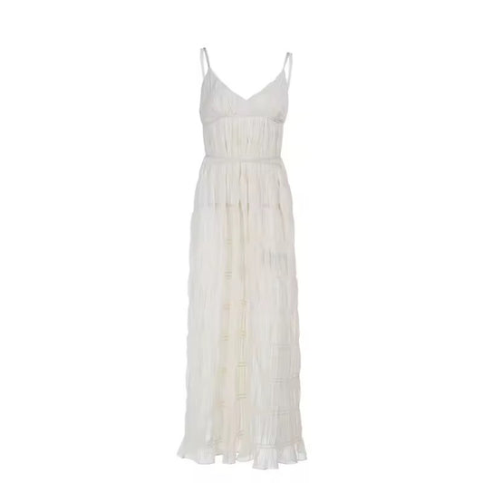 Chiffon Maxikleid
