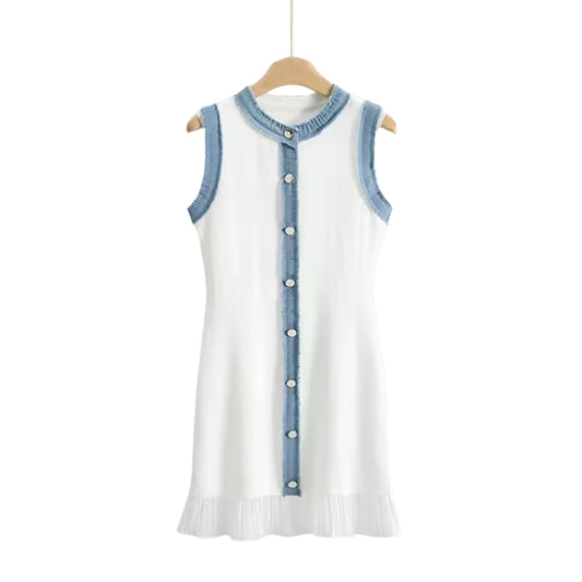 Rhea Plissee Minikleid