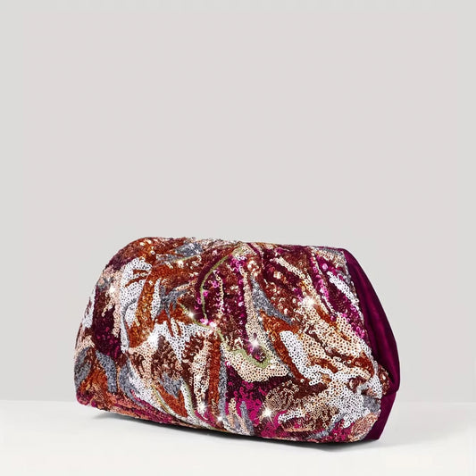 Rose Red Clutch