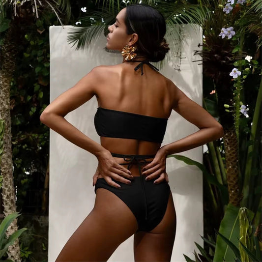 Bikini mit Perlen