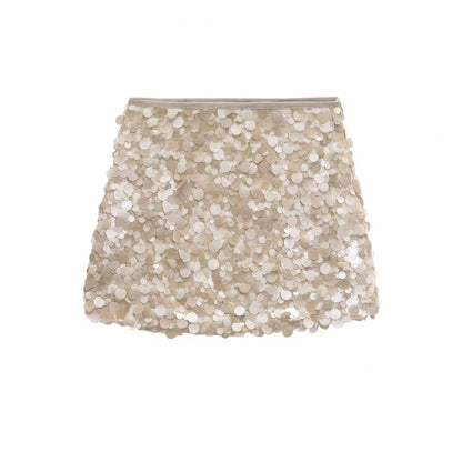 sequin skirt