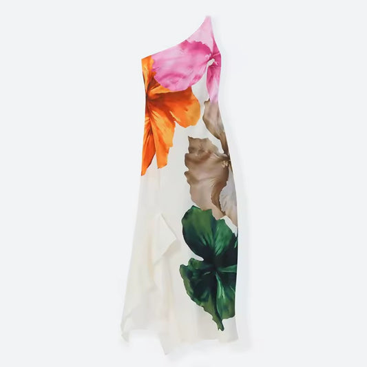 Asymmetrisches Sommerkleid