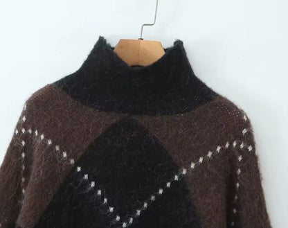 Pullover mit Rautenmuster