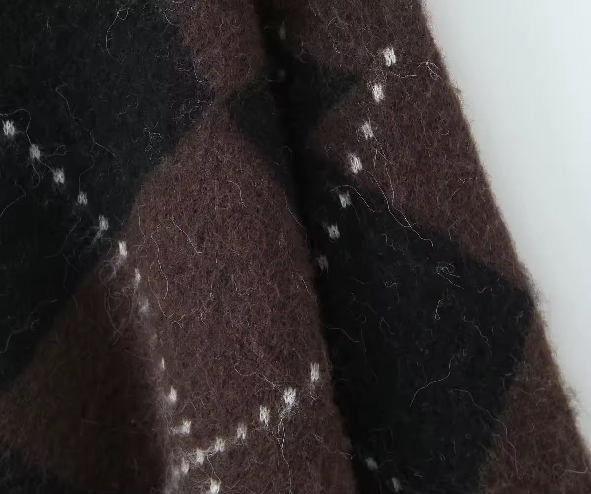 Pullover mit Rautenmuster