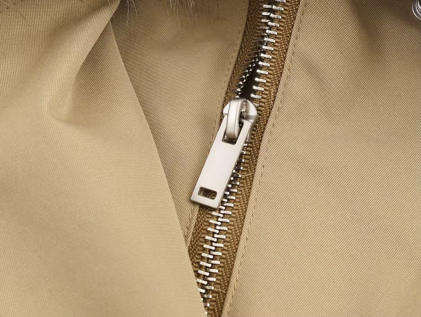 Jacke mit Kunstpelz-Kragen