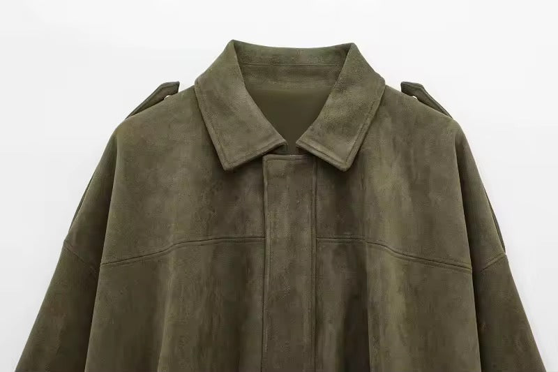 Wildleder Bomberjacke