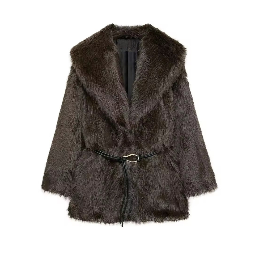 Eve Kunstpelzmantel