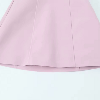 Trägerloses Kleid mit Schleife