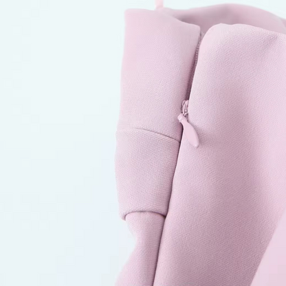 Trägerloses Kleid mit Schleife